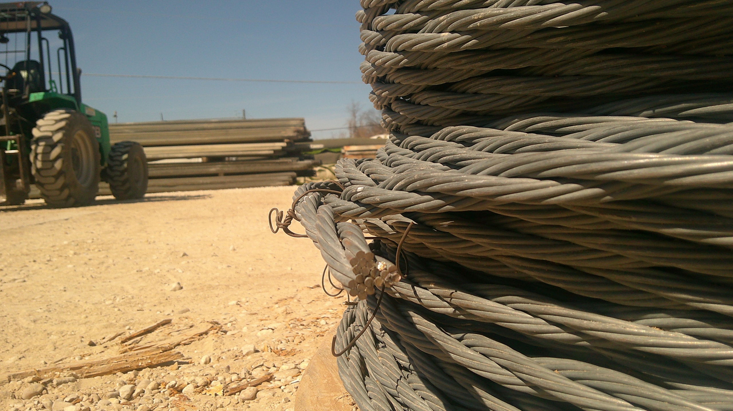 used steel cable