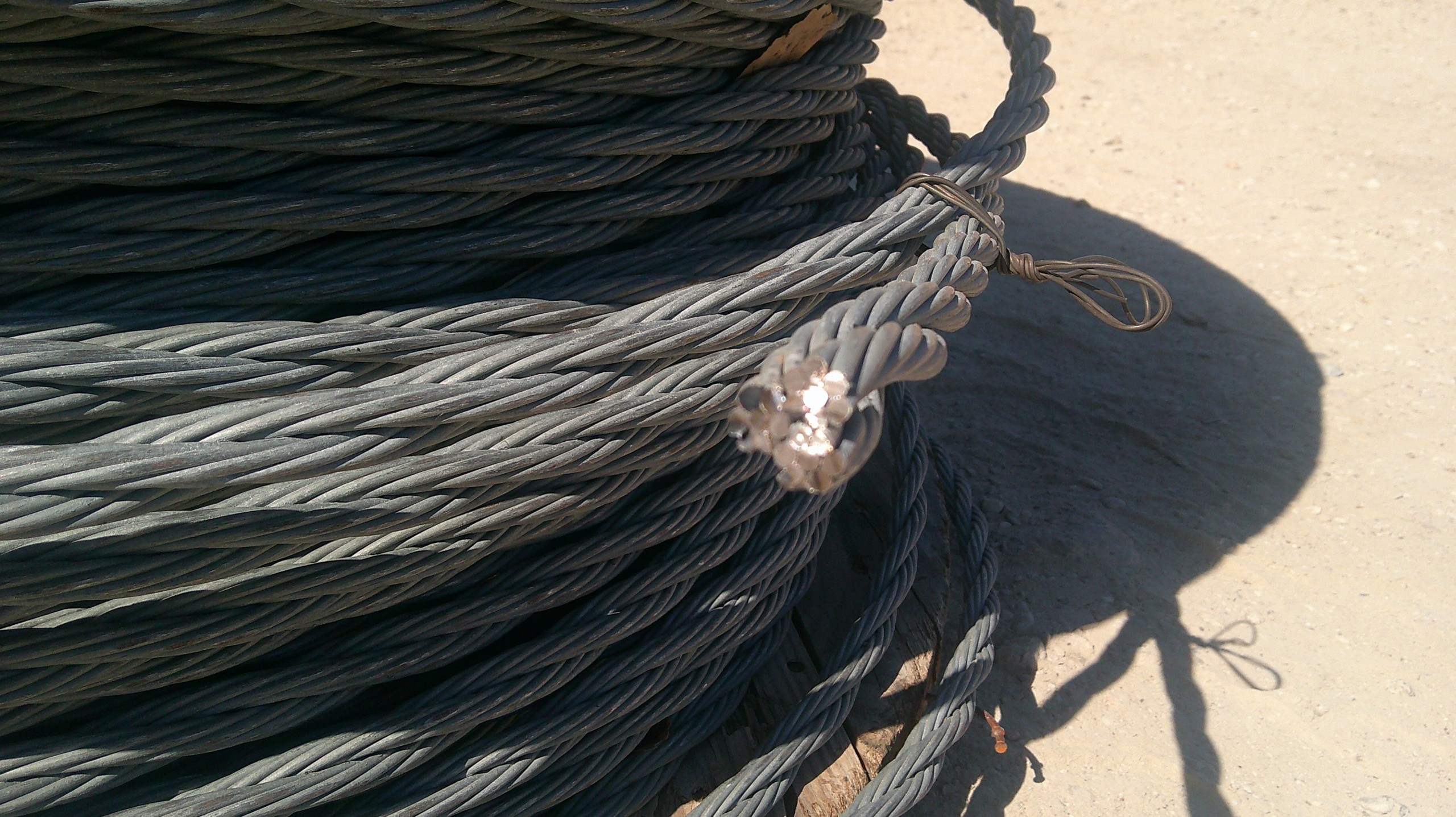used steel cable