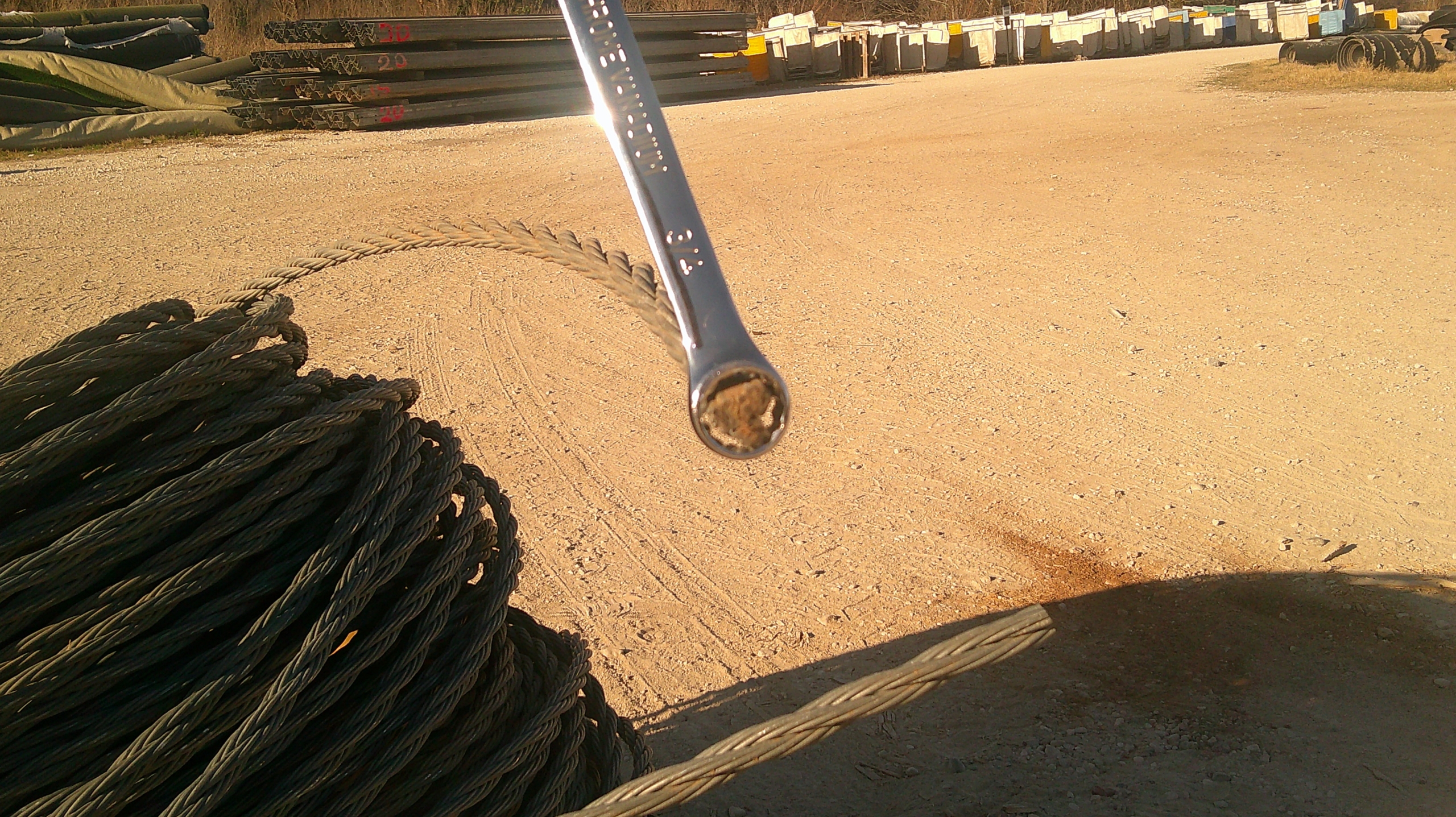 used steel cable