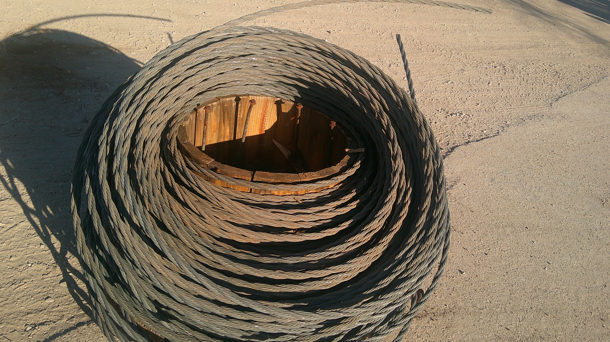 used steel cable