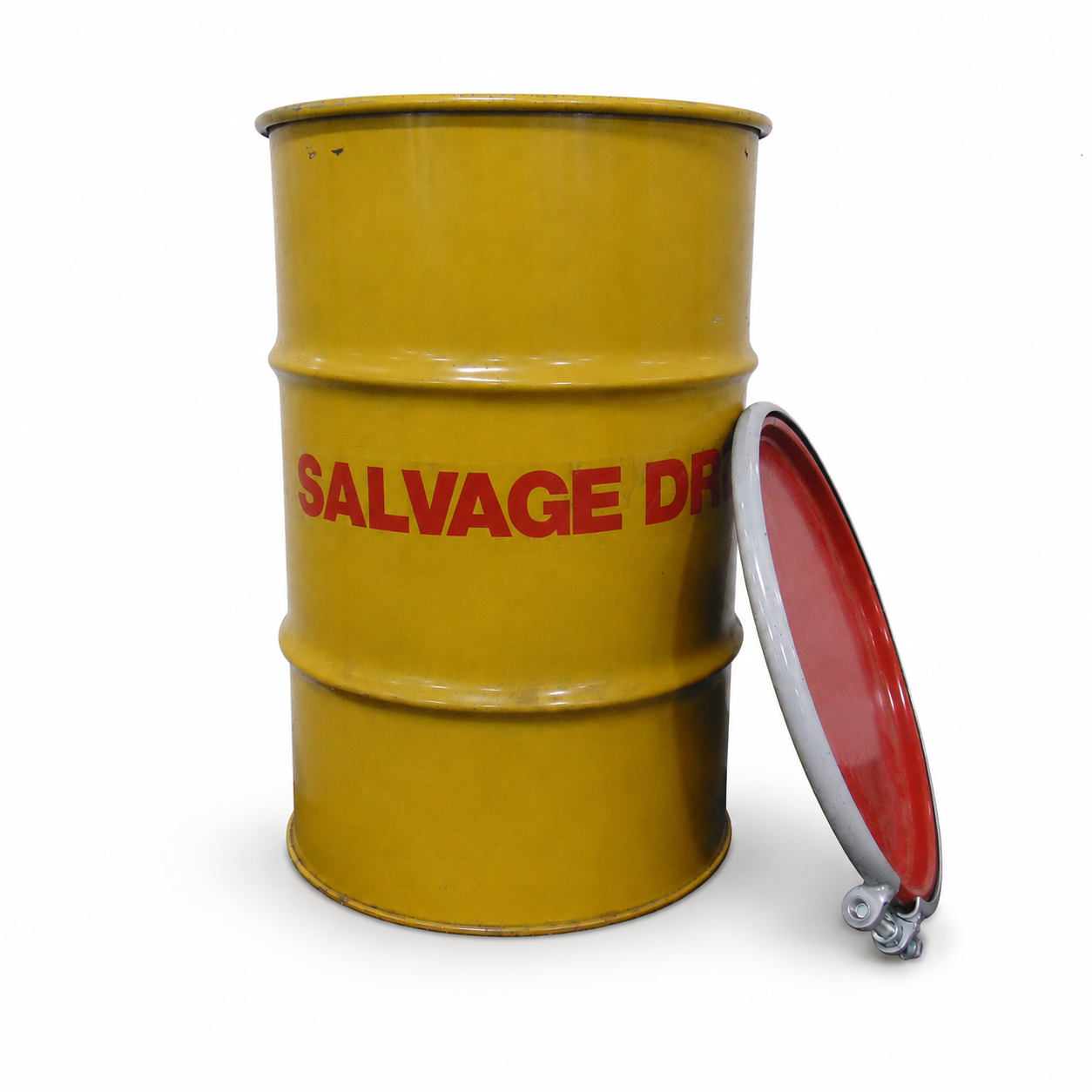 30 Gallon Metal Barrel w/ Lid