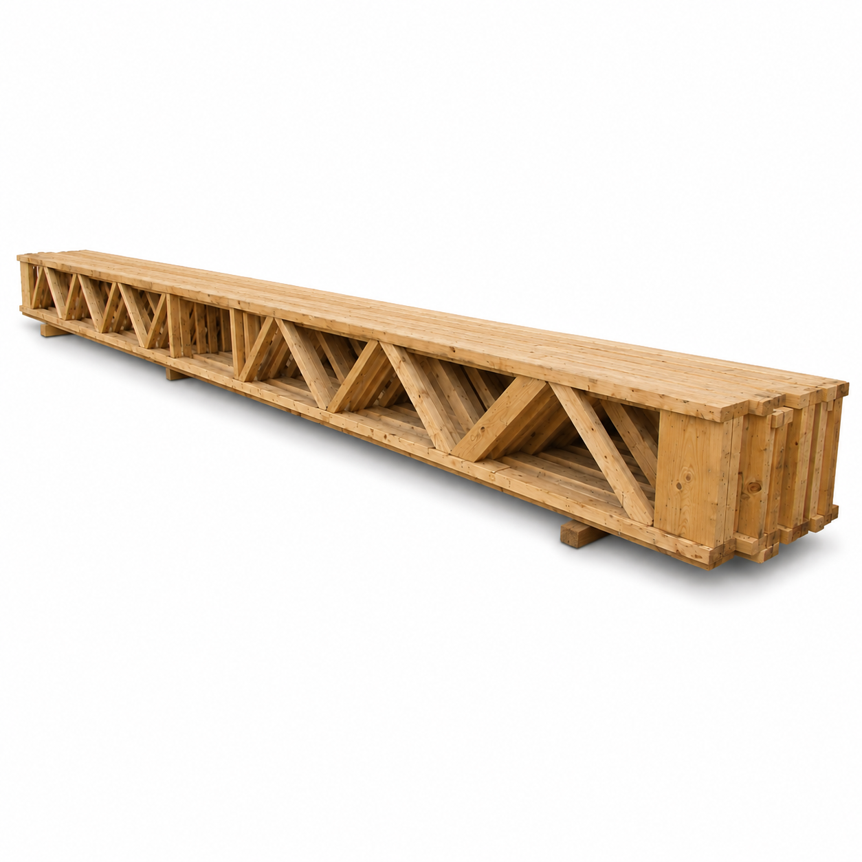 Wood Open Joist - 2-1/2" x 16" x 20'