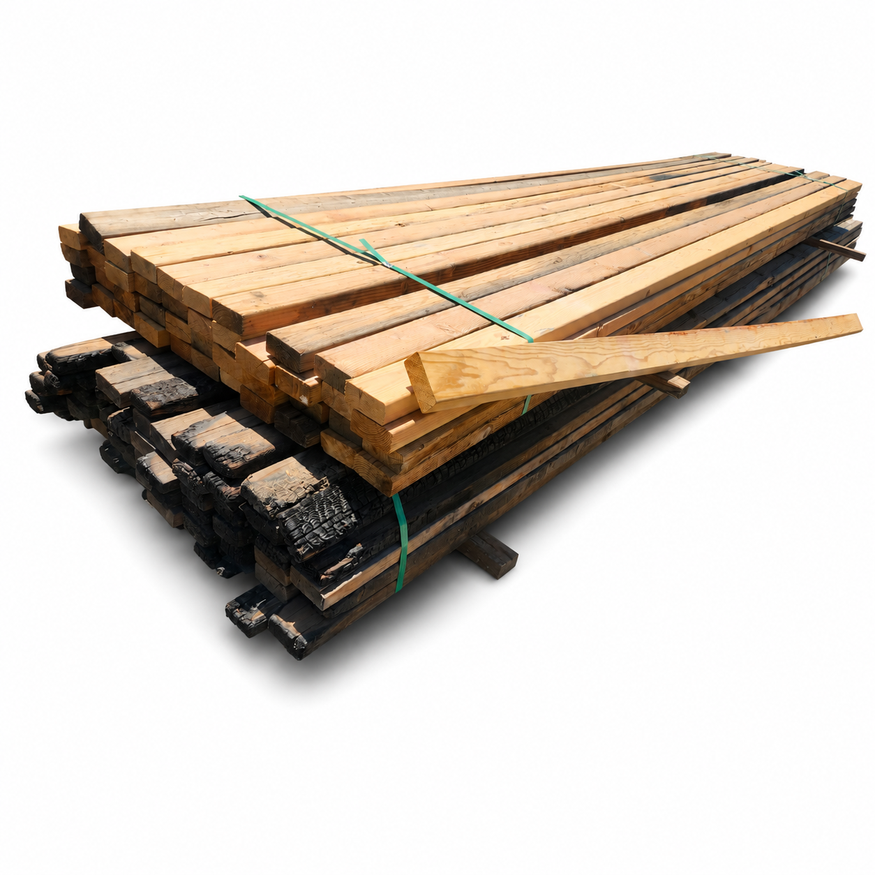 Dimensional Lumber - 2" x 4" - Burn Damaged