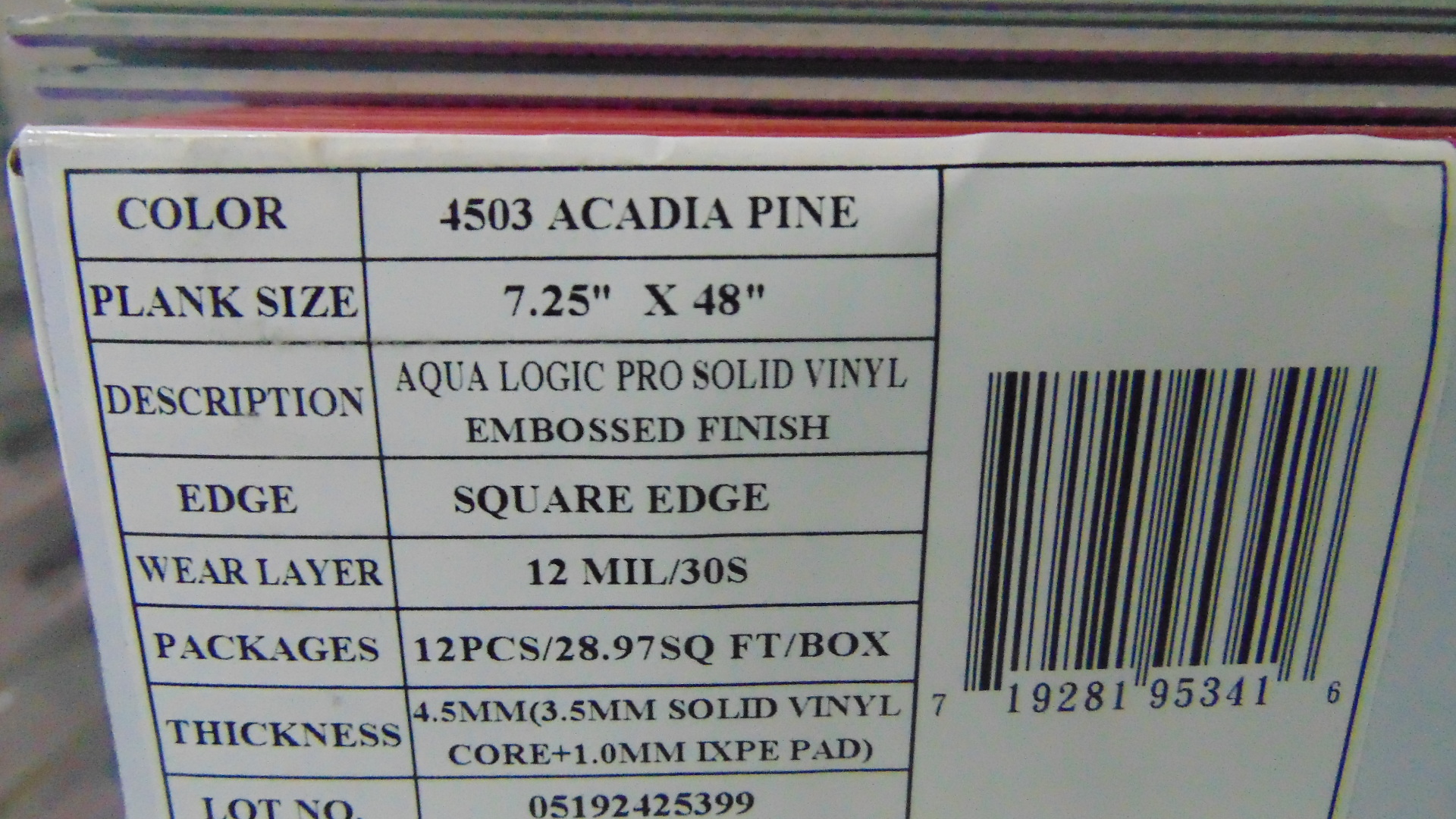 Vinyl Plank Flooring - Acadia Pine - Image 11