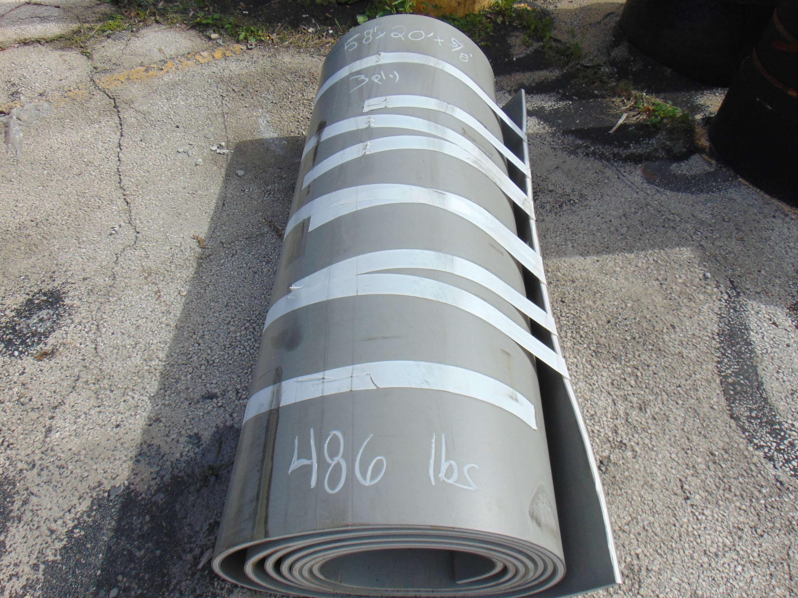 Conveyor 58" x 20' x 5/8" - 3 ply