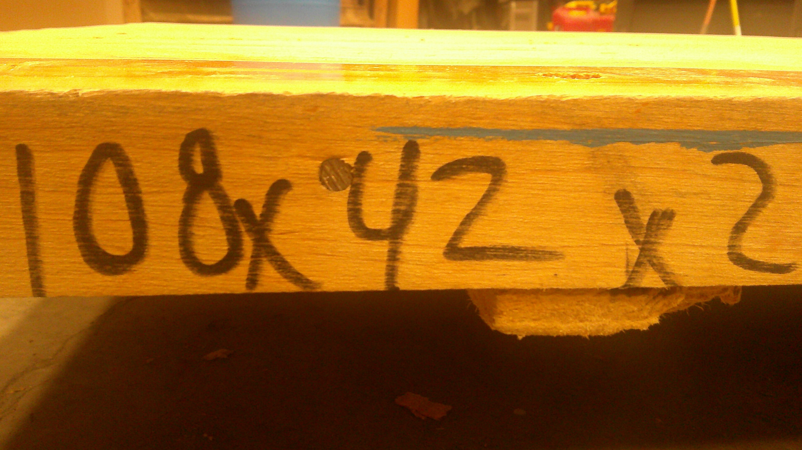 Bowling Alley Wood - 9' x 42" x 2" - Plain - Image 2