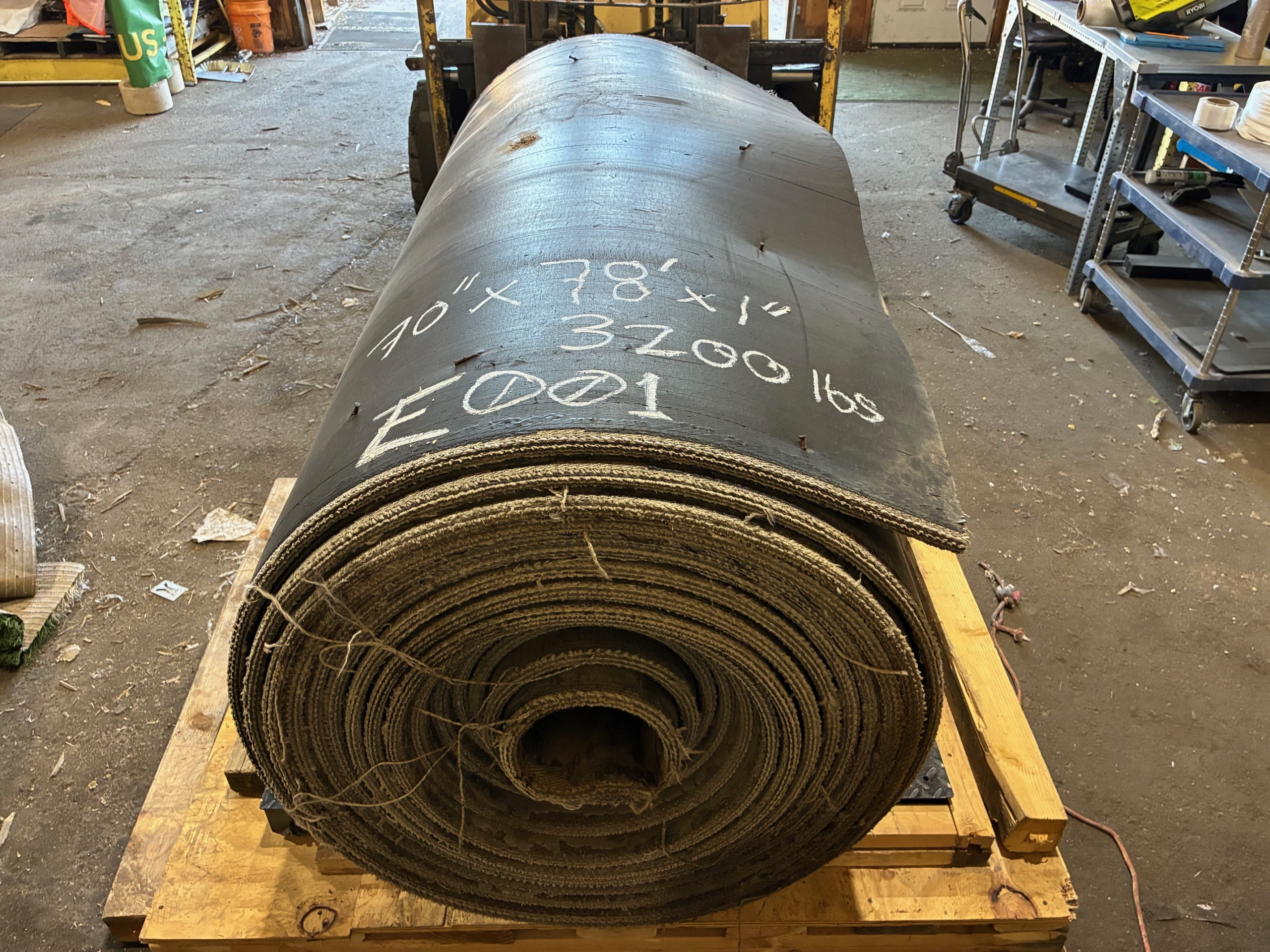Conveyor 70" x 78' x 1" - 4 ply