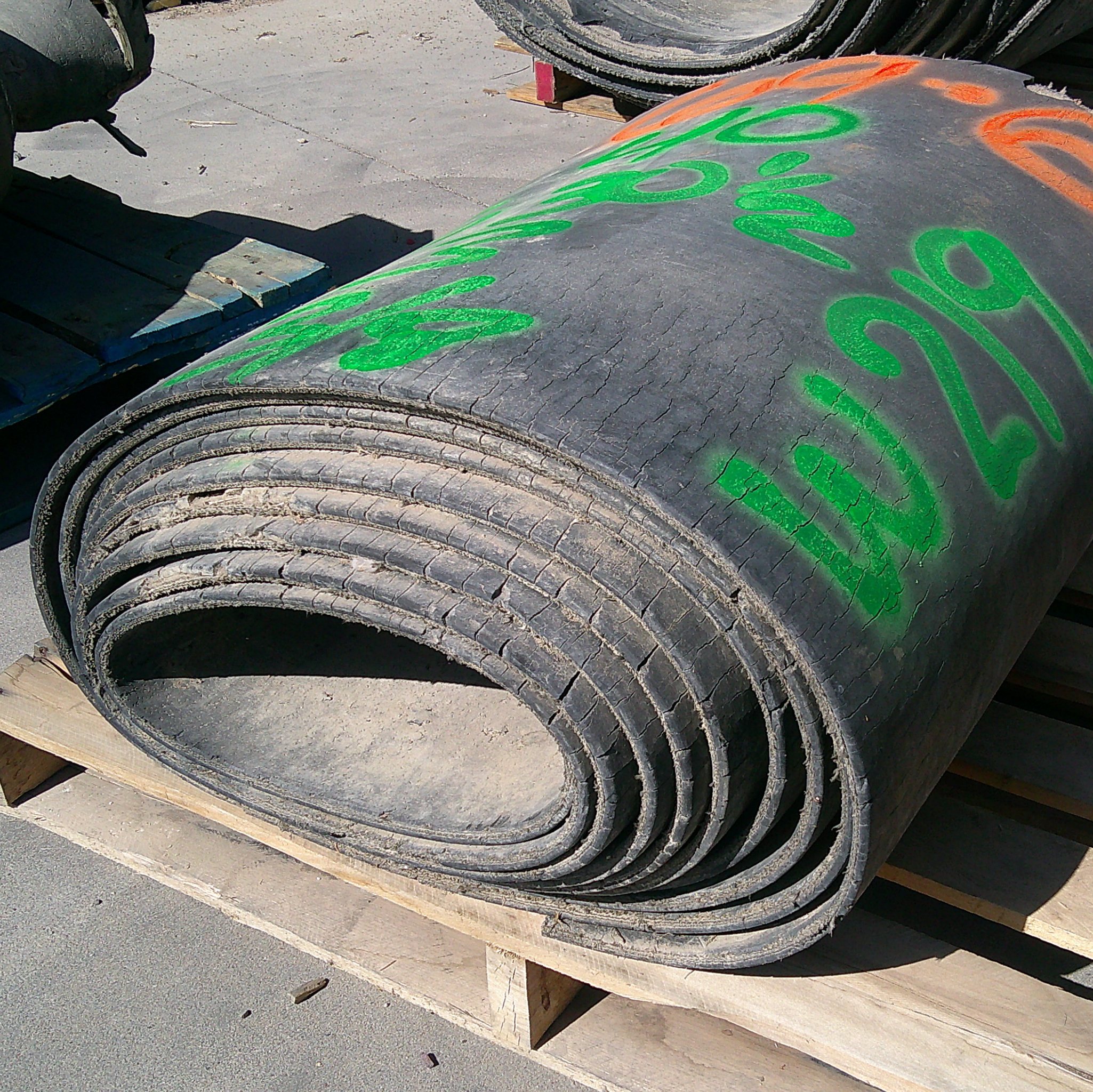 Used Rubber Conveyor