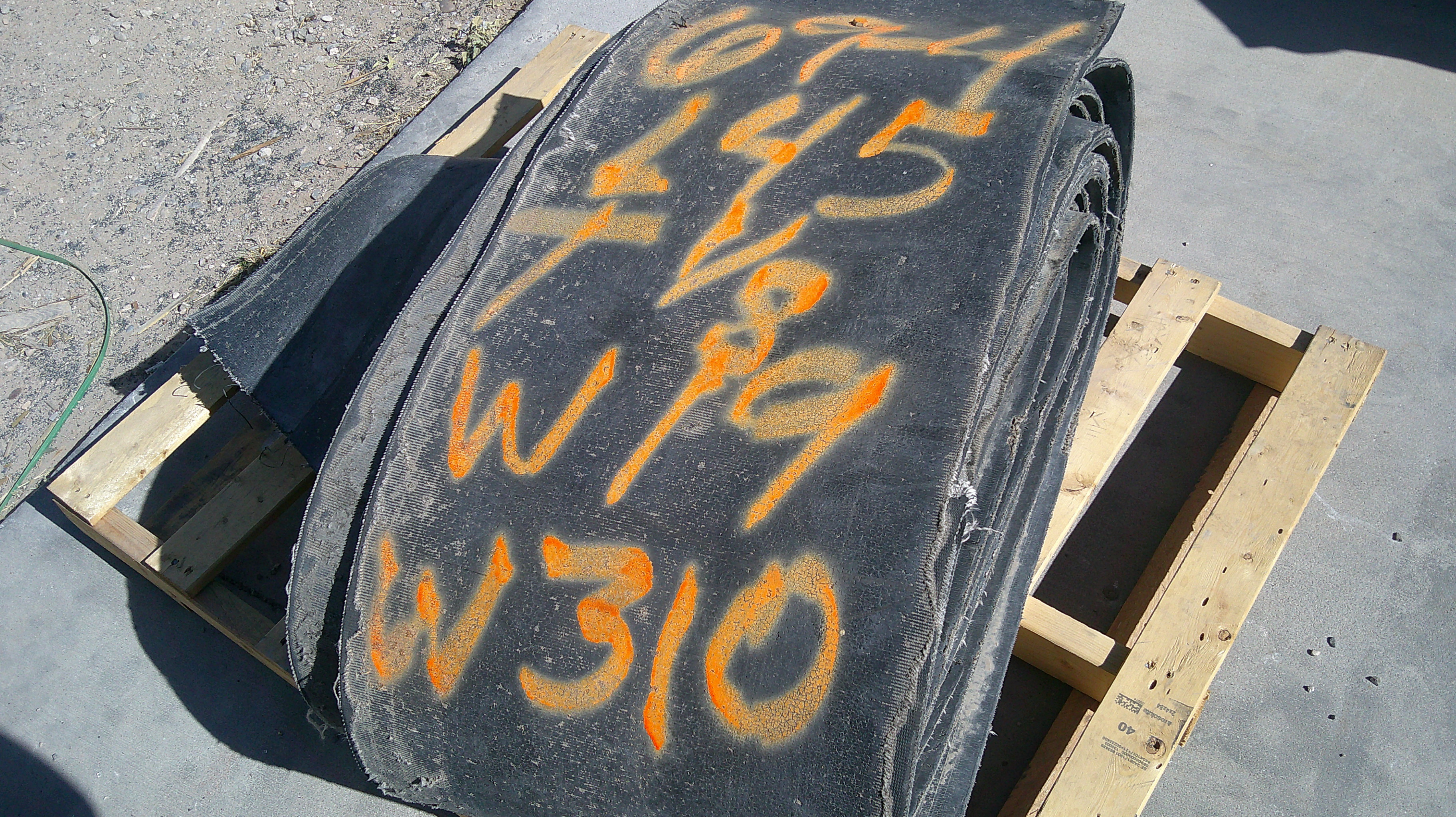 Used Rubber Conveyor