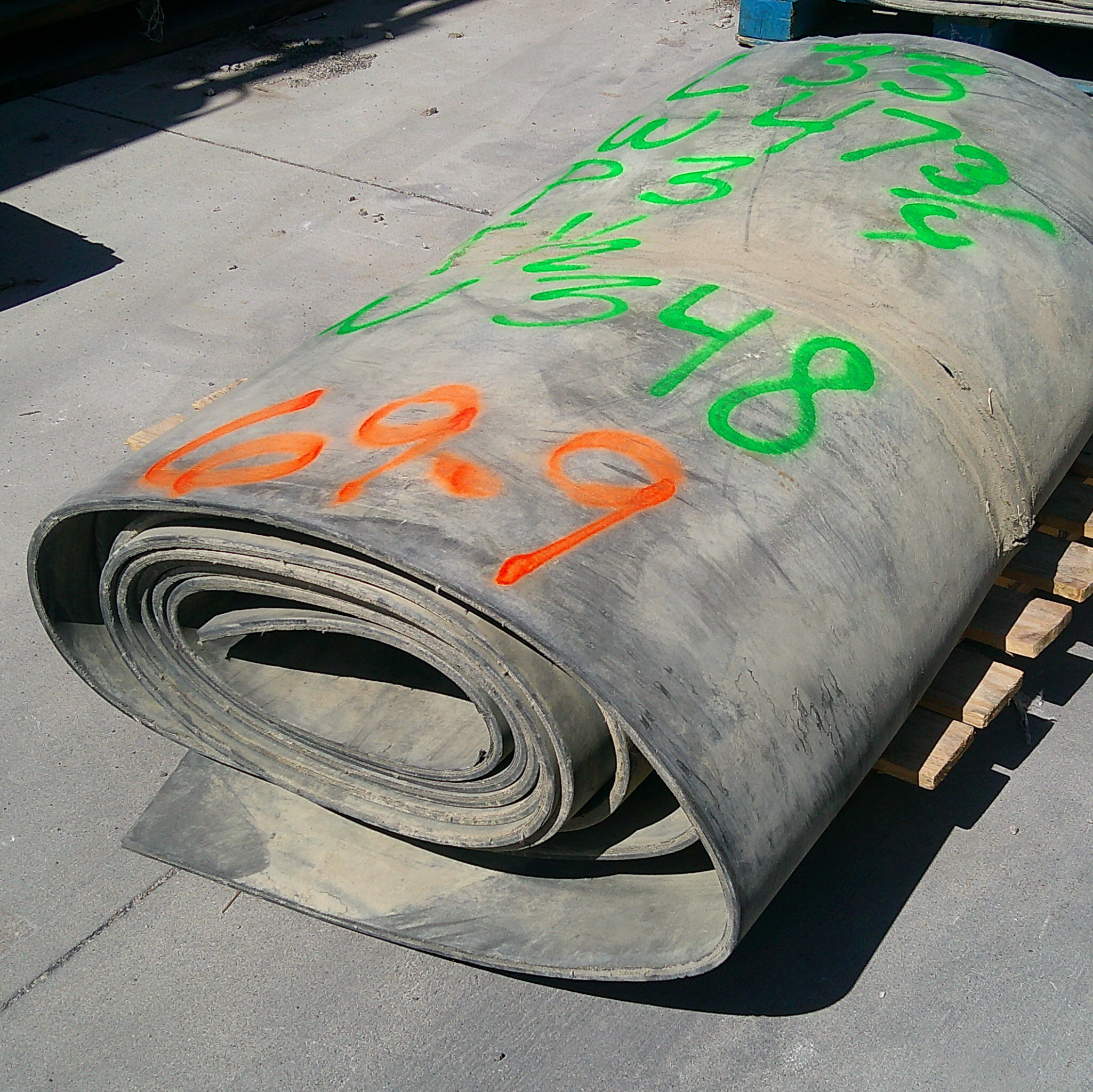 Used Rubber Conveyor