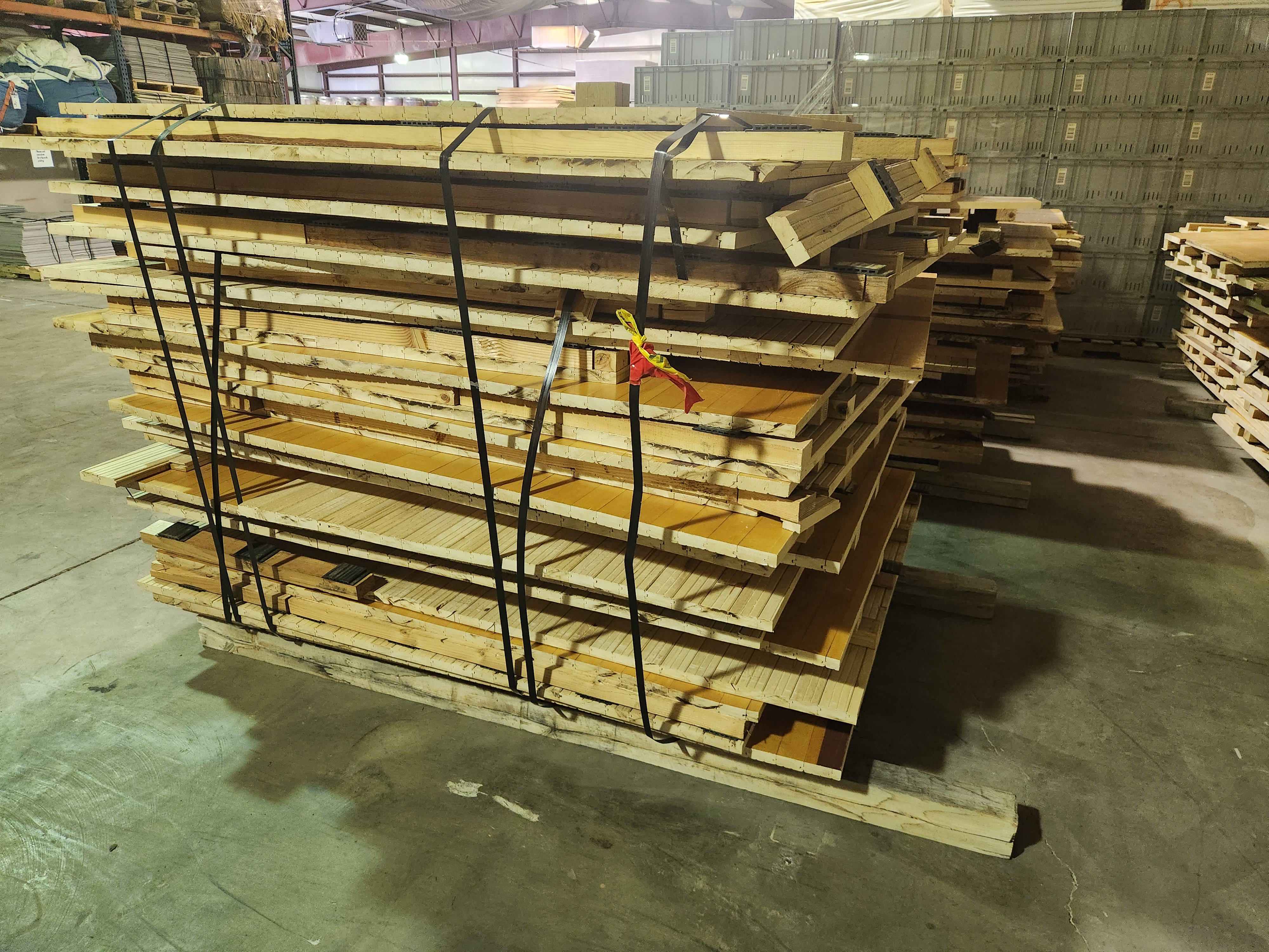 Wood Gym Floor - 5' x 4' x 1" - Image 3