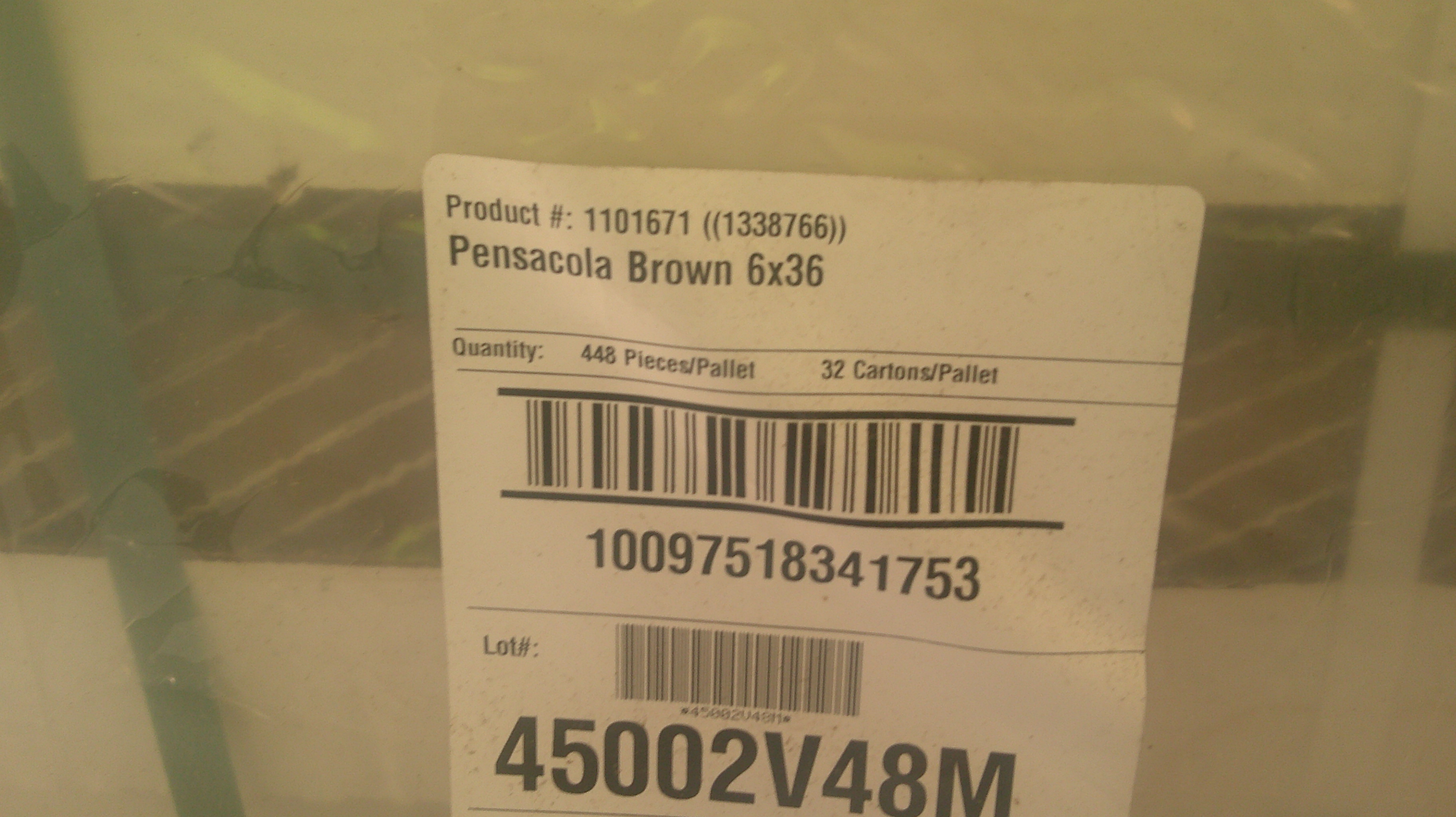 Pensacola Brown - 6" x 36" - Image 2