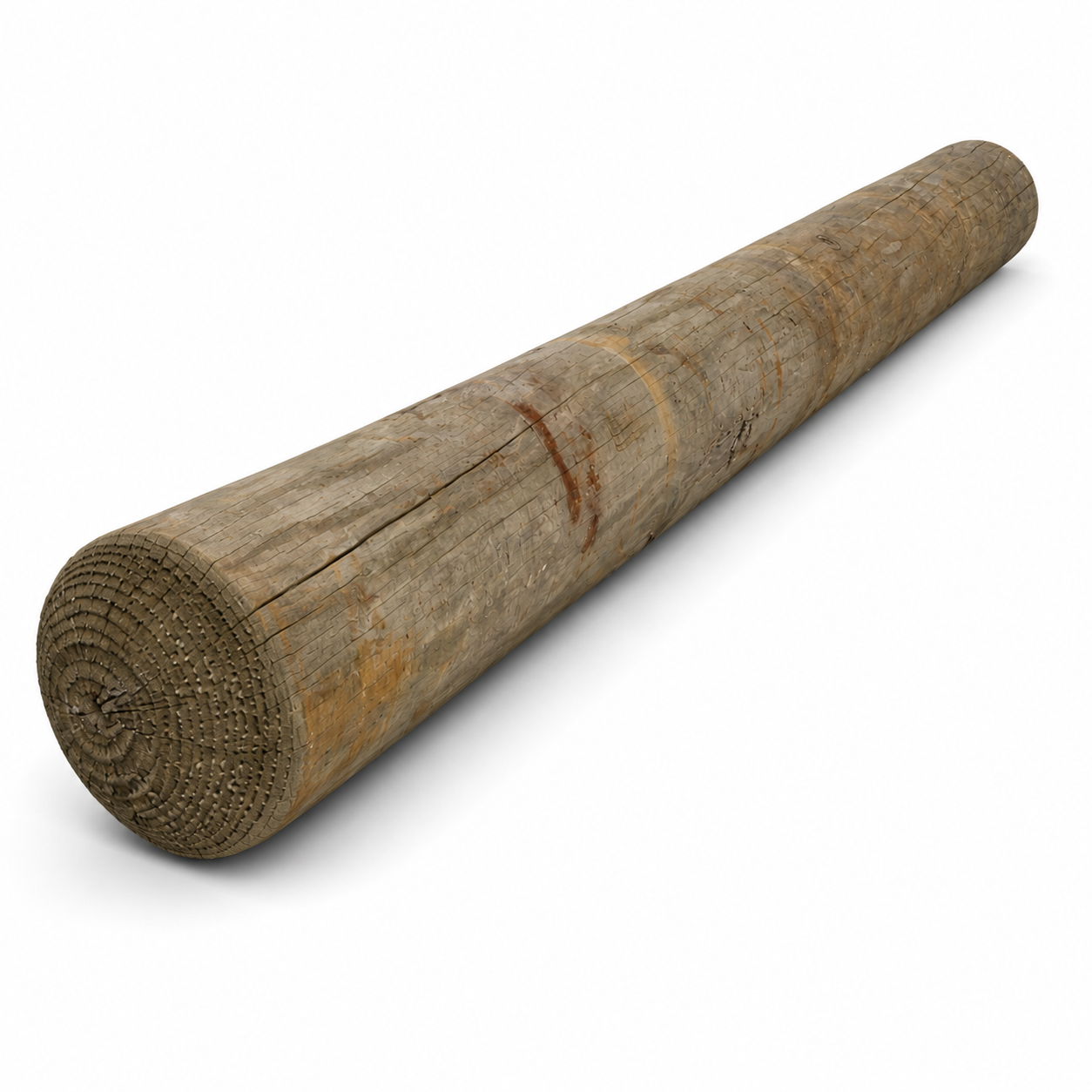 Treated Guardrail Post - 7" x 6'