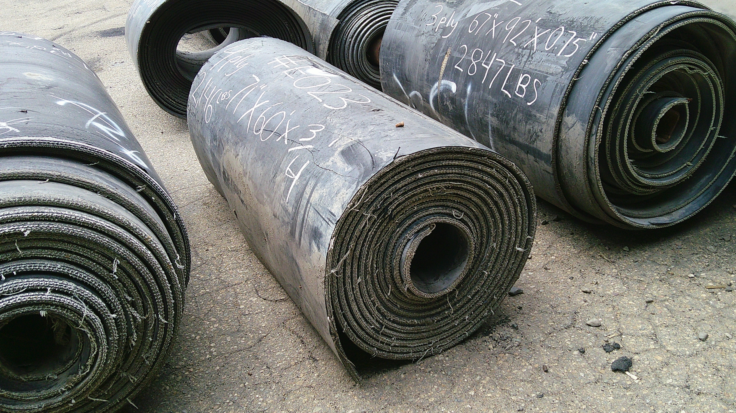 Used Rubber Conveyor