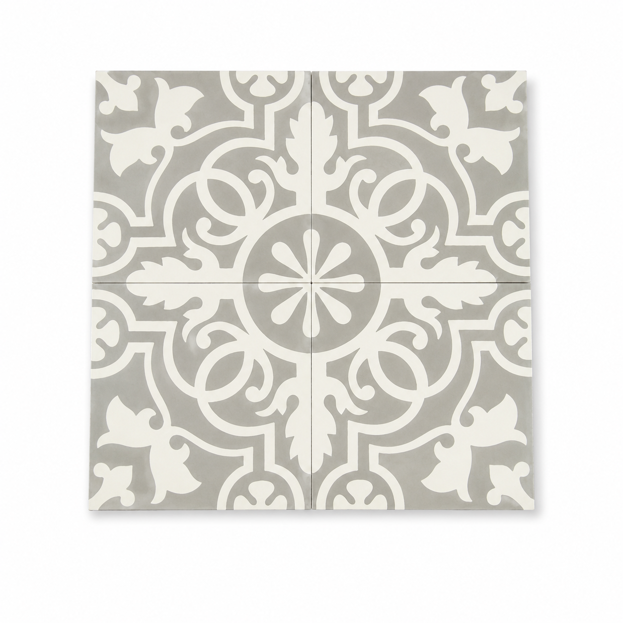 Encaustic Cement Tile - Amalia Gris - Case QTY