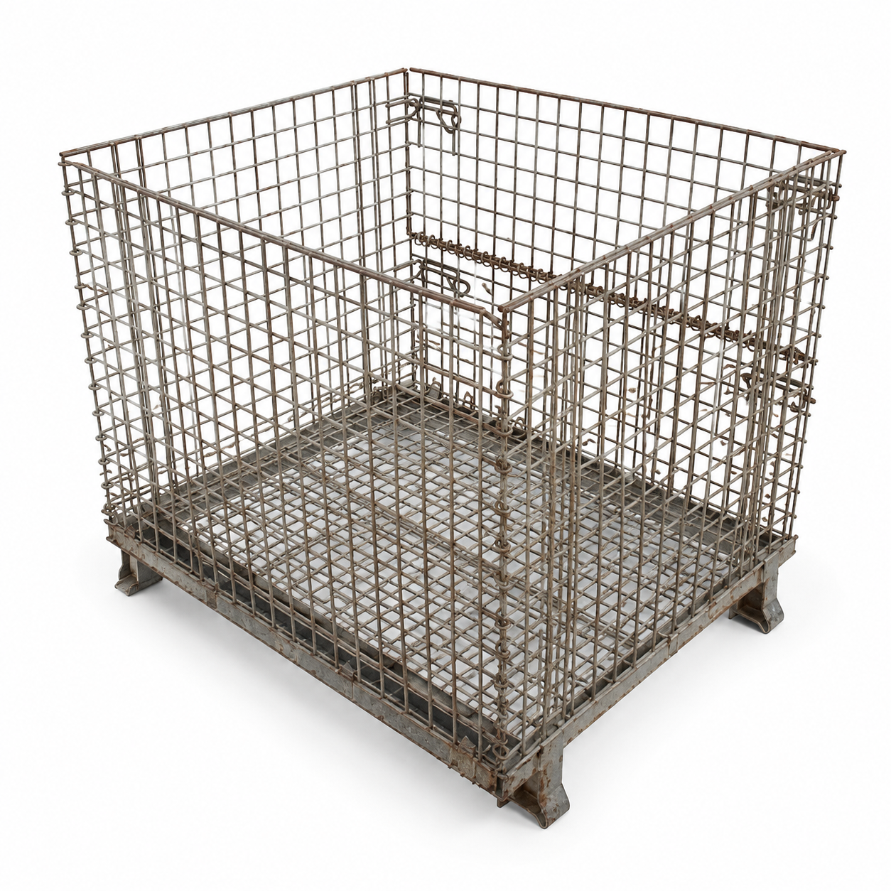 Collapsible Wire Bin - 40" x 33" x 34"