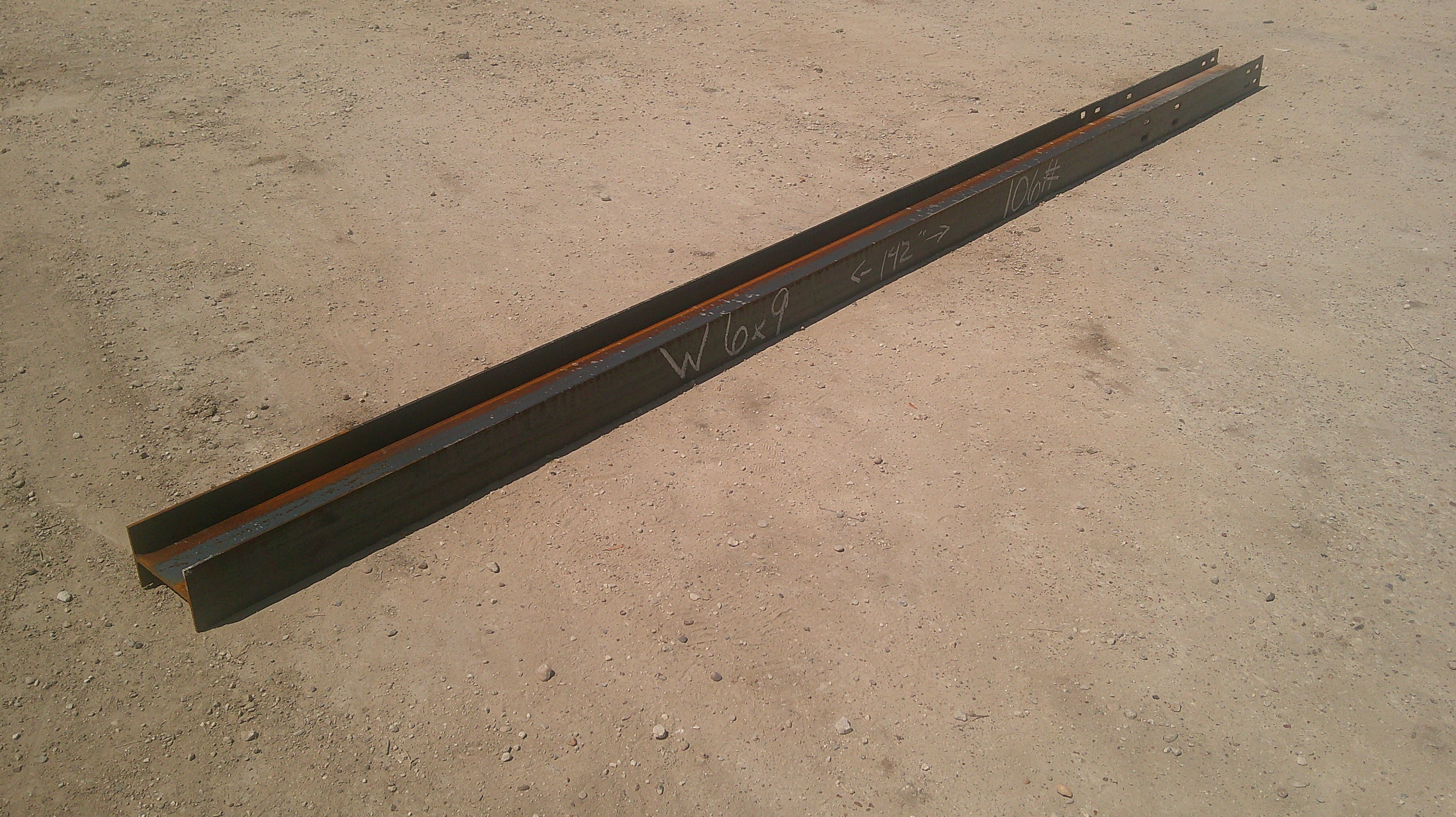 Steel H-Beam - 11'-10" - W6x9