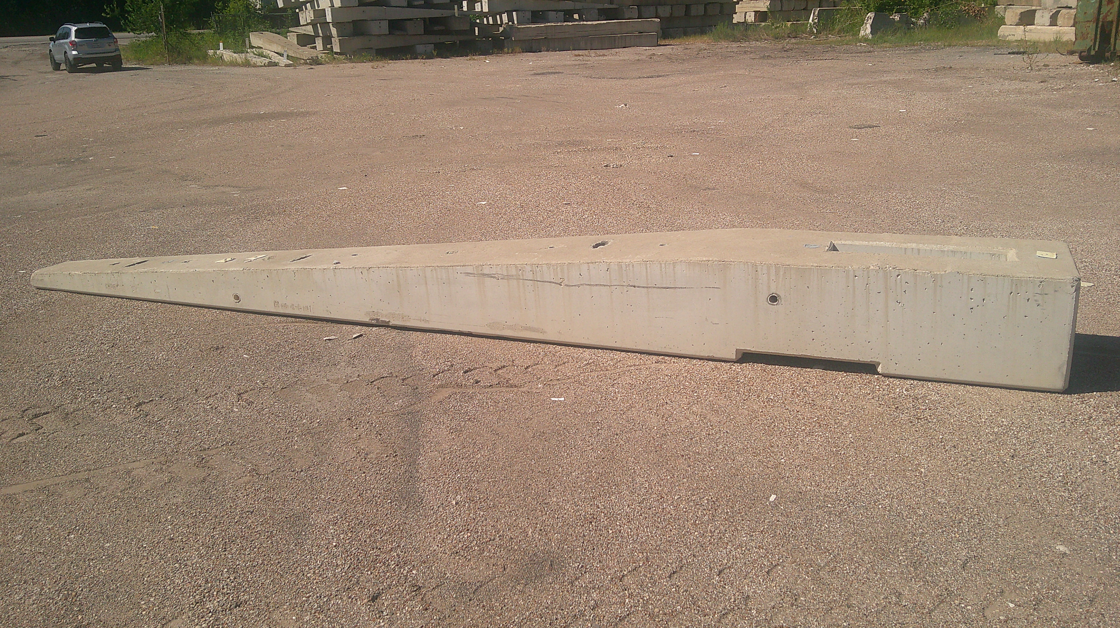 Low Profile Concrete Barrier