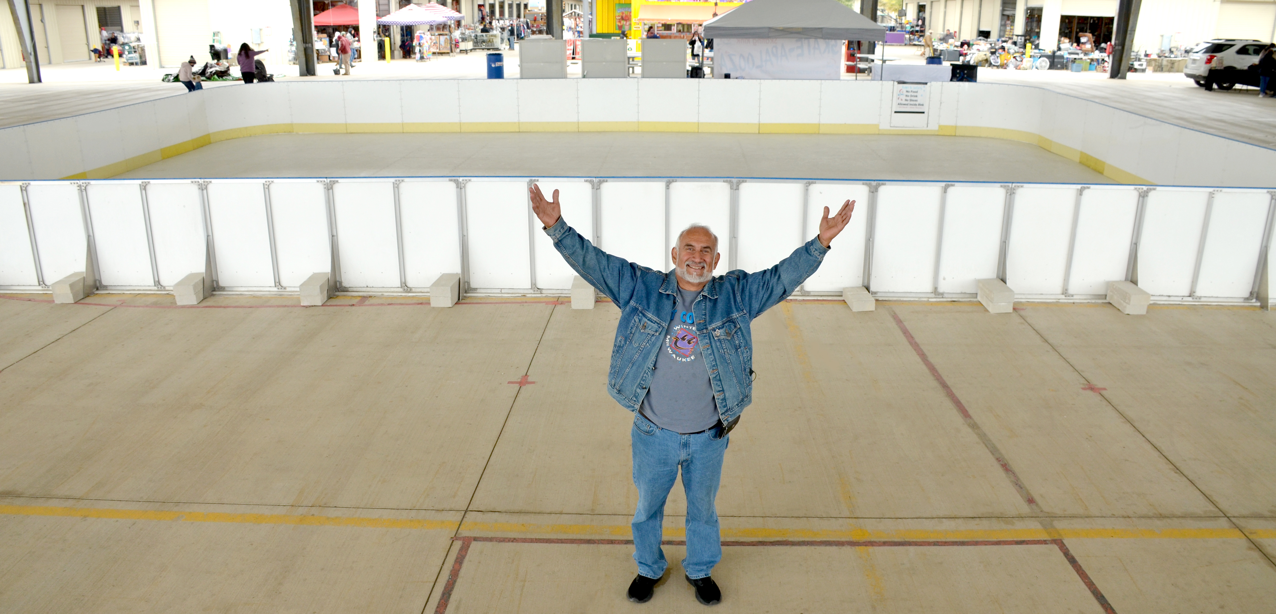 Synthetic Ice & Dasherboard System - 42' x 45' - Image 14