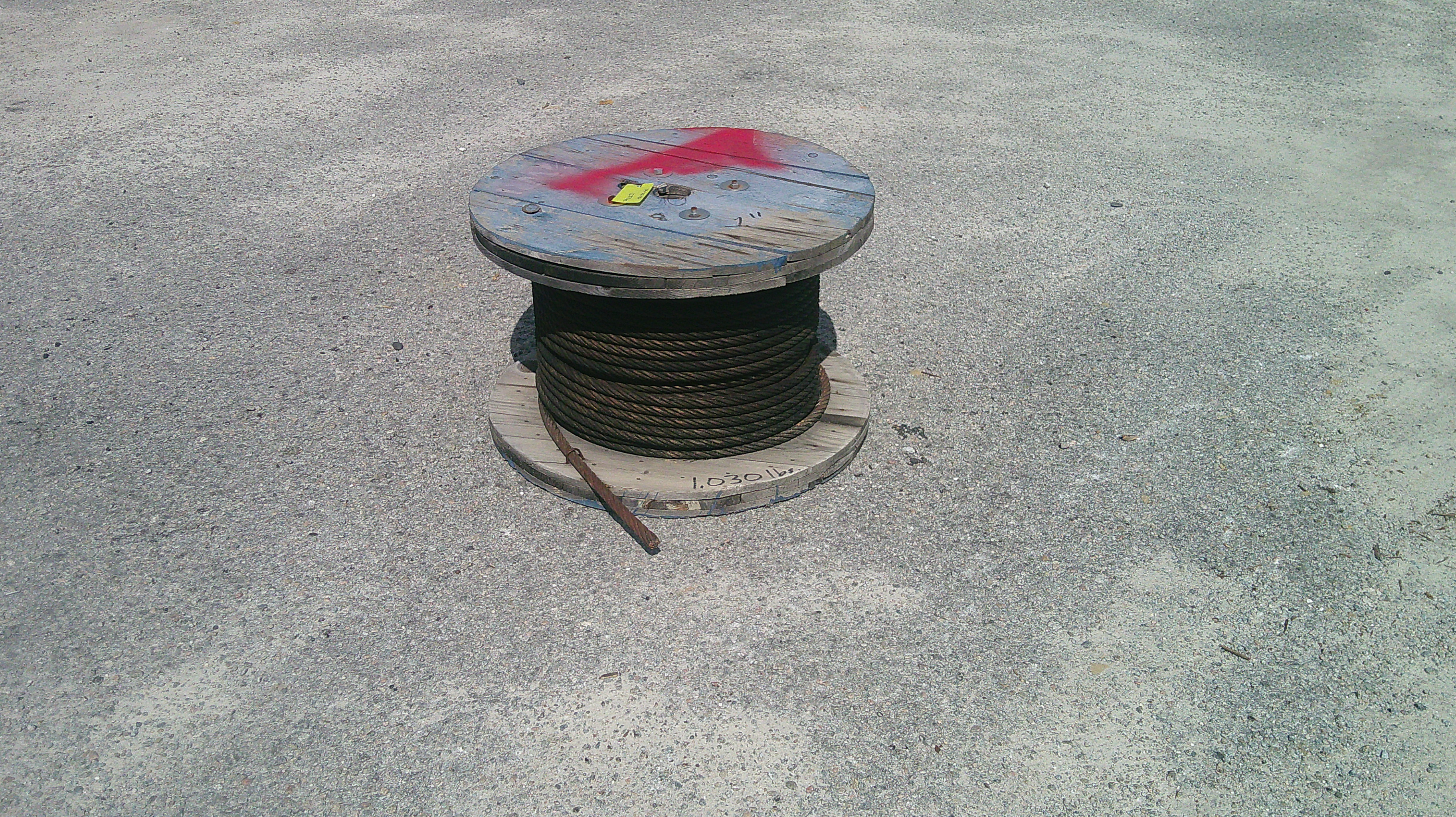 Steel Cable - 7/8" (DIA) x 880'