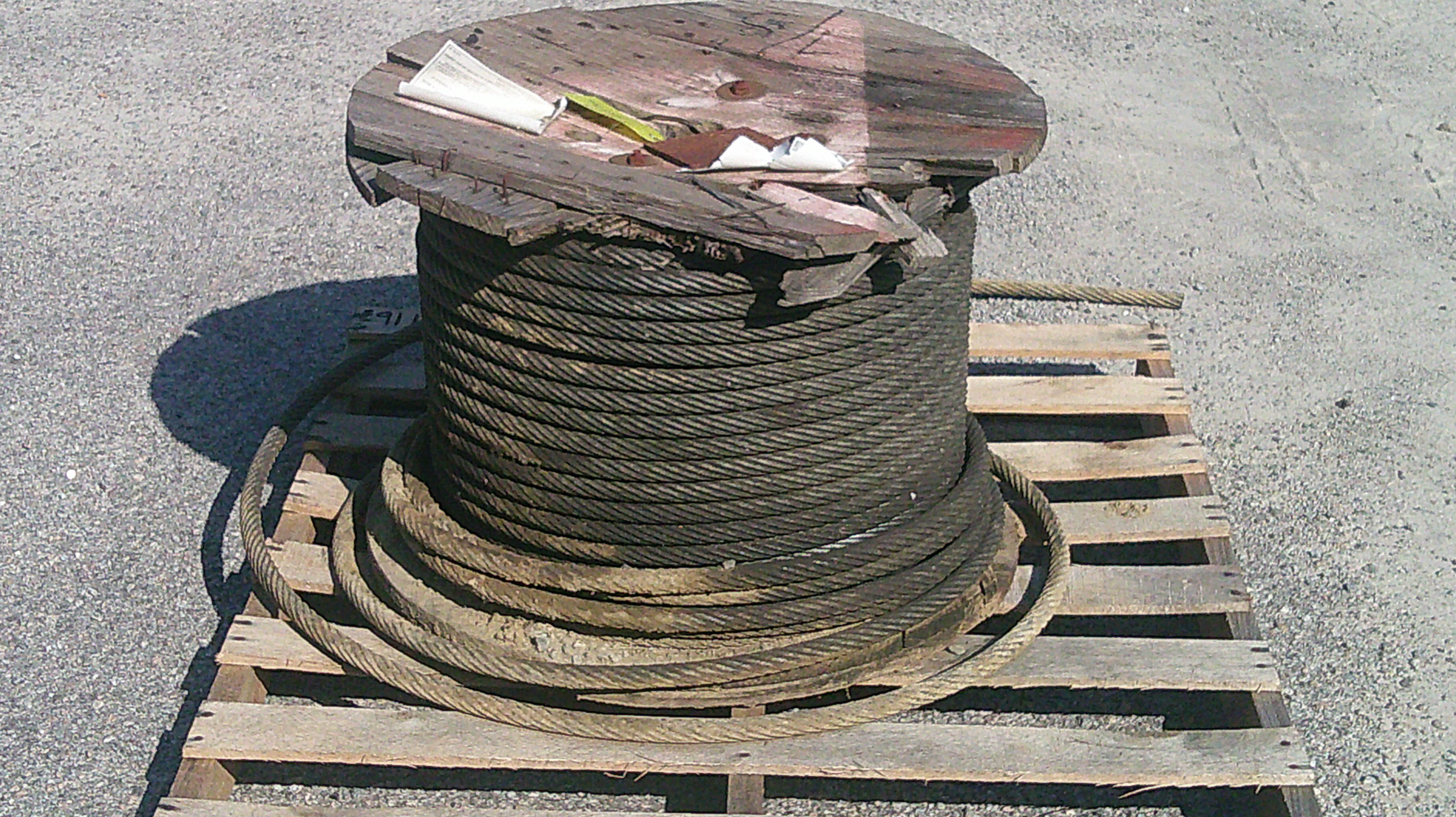 Steel Cable - 7/8" (DIA) x 780'