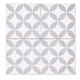 Encaustic Cement Tile - Circles Gray on White - Case QTY Encaustic Cement Tile