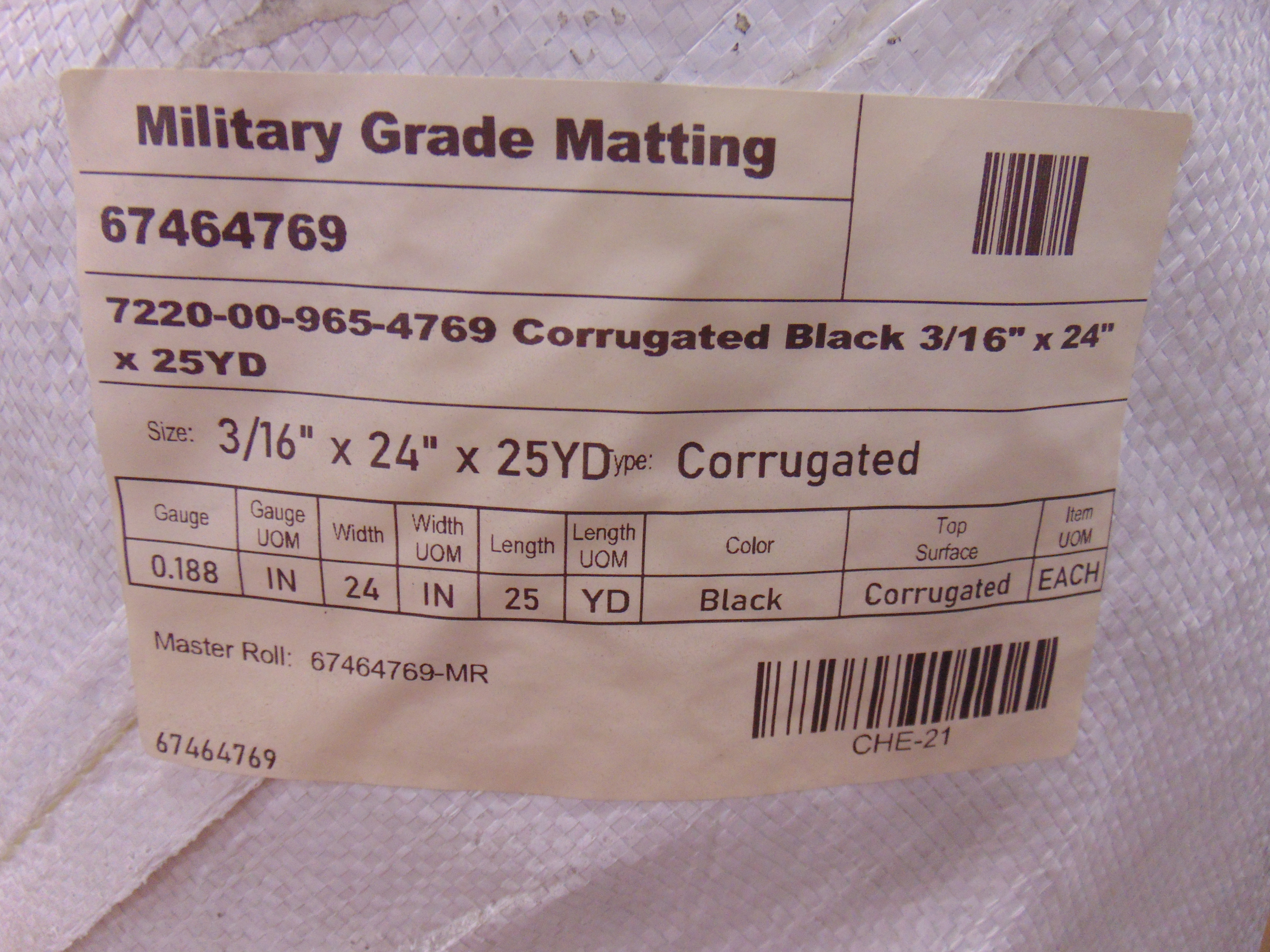 Corrugated Military Grade Matting