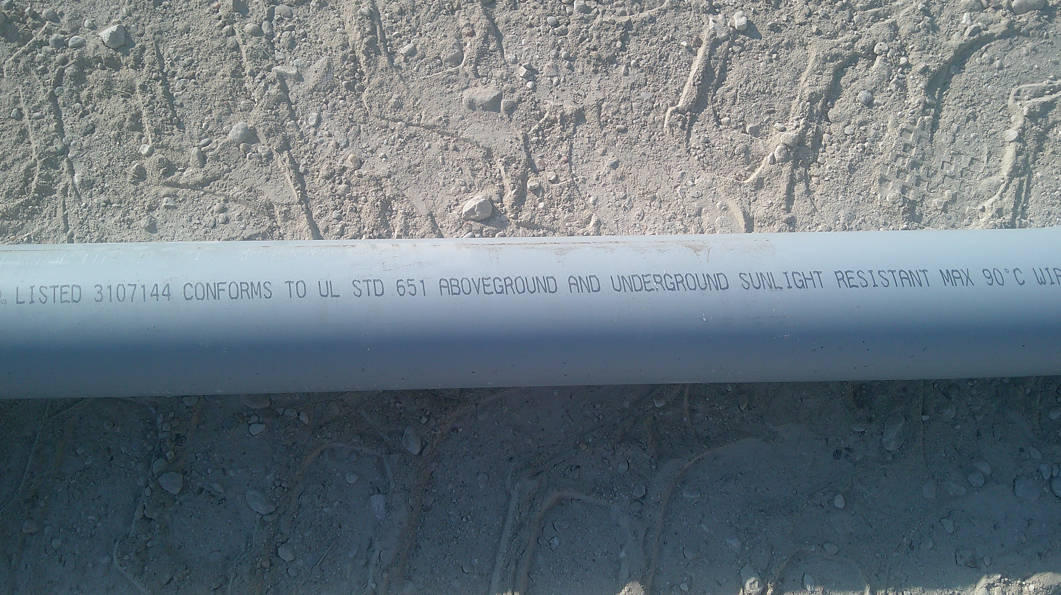 SCH40 Plastic Pipe - Conduit