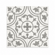 Cement Tile - Tulips Black - Case QTY Cement Tiles