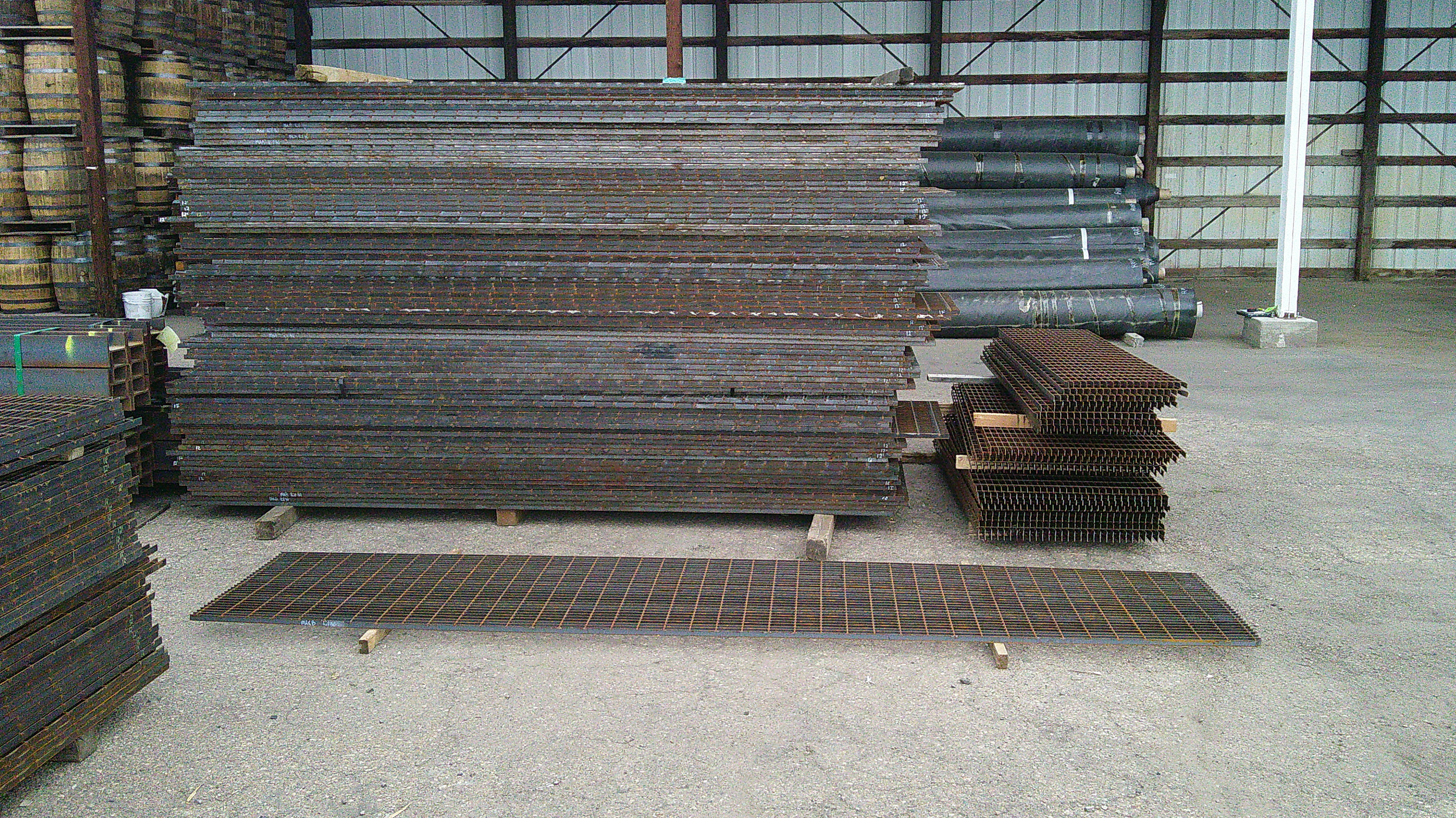 Steel Grating - 21-1/2" x 10' x 1" - Rusty - Image 8